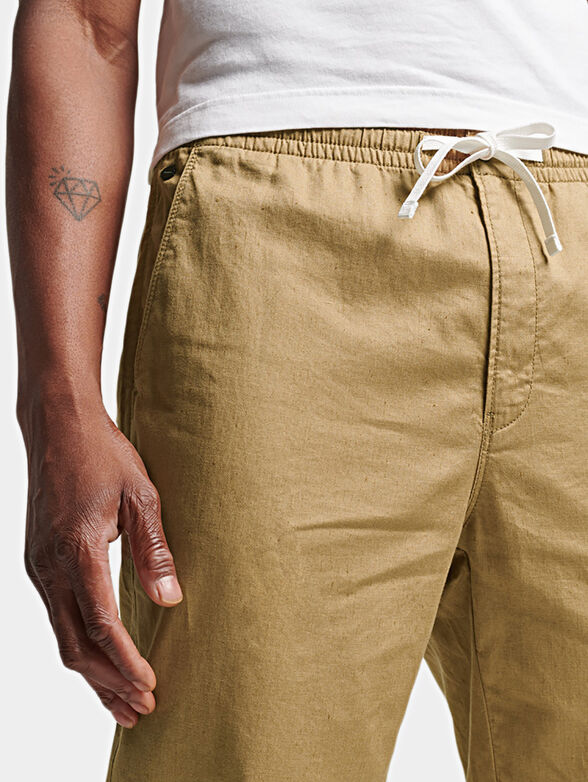 Pants in beige color - 3
