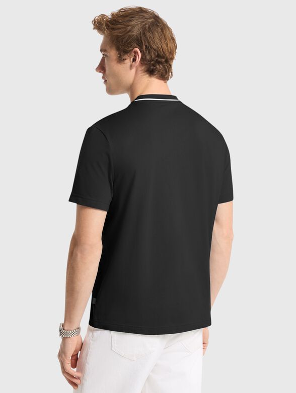 Cotton T-shirt with a round neckline  - 2