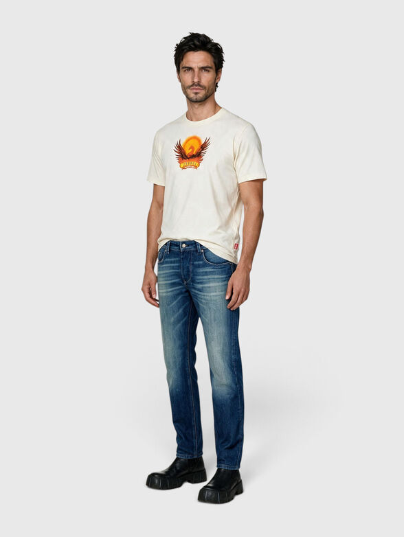Cotton t-shirt with print - 1