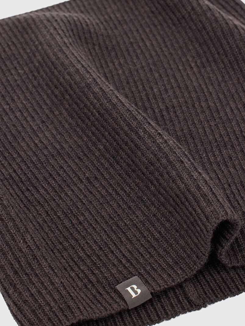 Merino wool collar scarf - 3