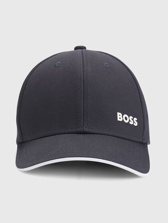 Beige baseball cap with logo - 1