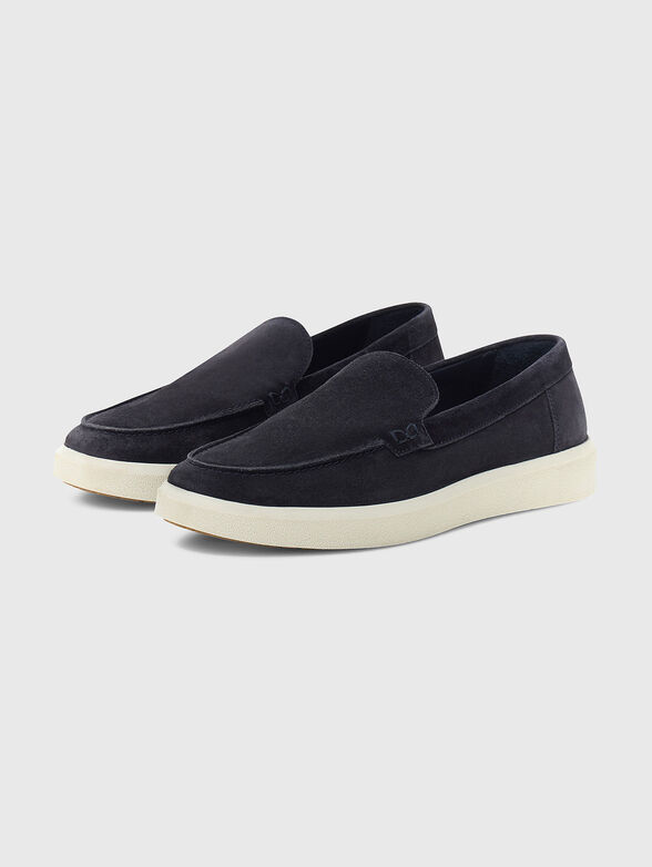 Navy suede loafers - 3