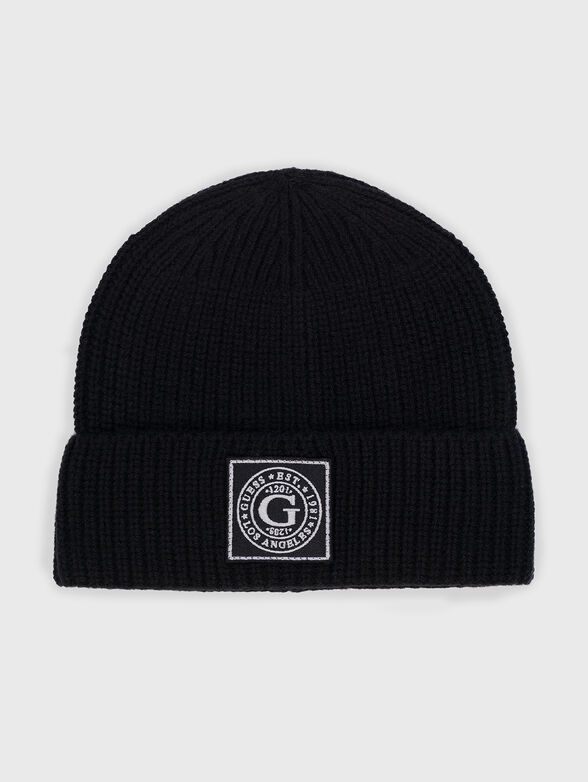 Black hat of wool blend - 1