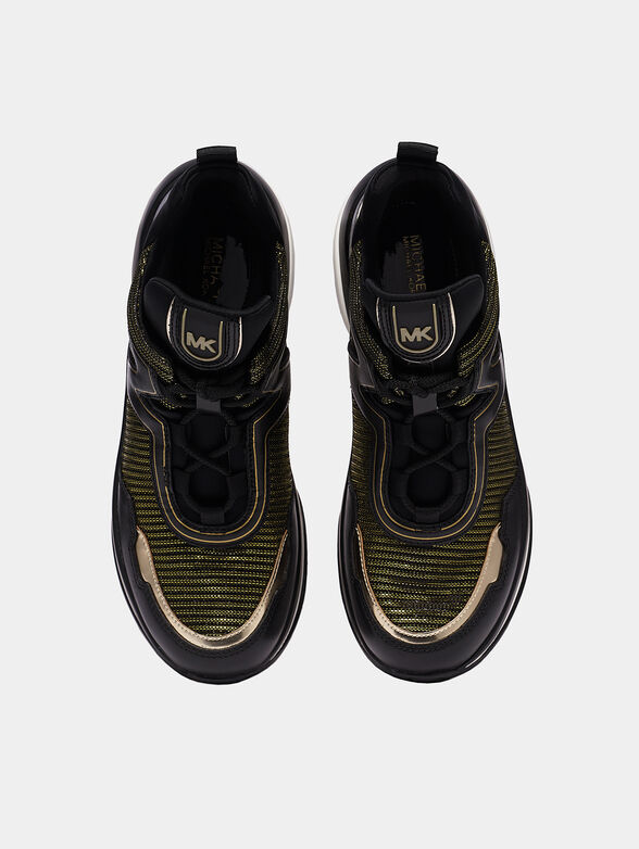 OLYMPIA sneakers with gold details - 6