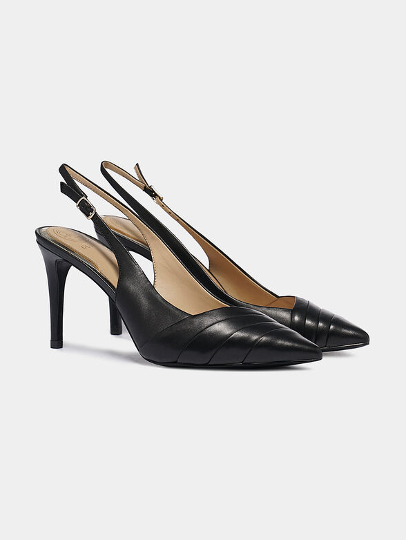 Genuine leather stilleto shoes - 2