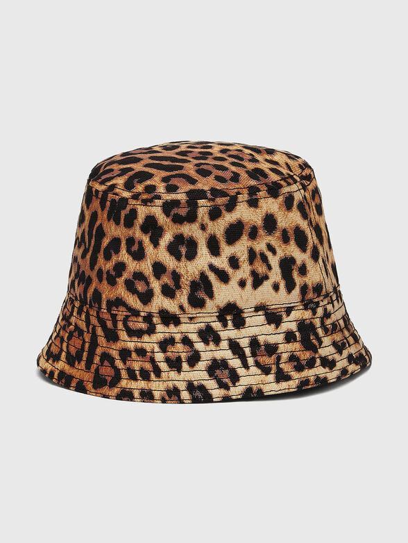Bucket hat with leopard print - 2