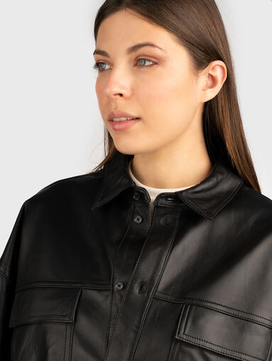 Unisex leather shirt - 4