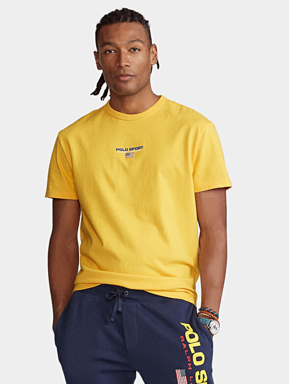 T-shirt with logo embroidery - 1