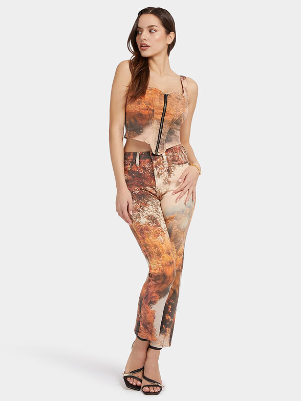 Jeans with art print - 4