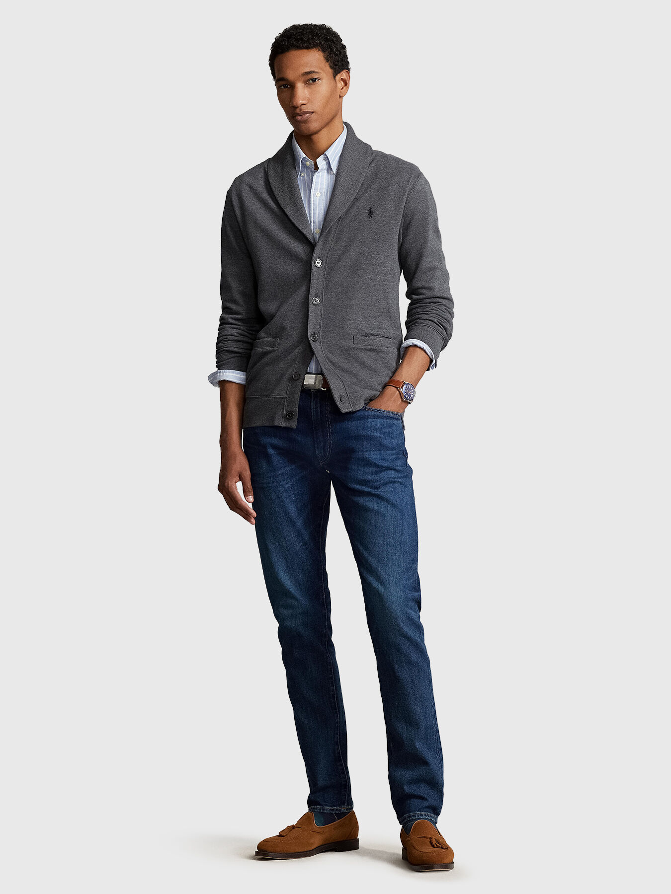 Cotton-blend cardigan brand POLO RALPH LAUREN
