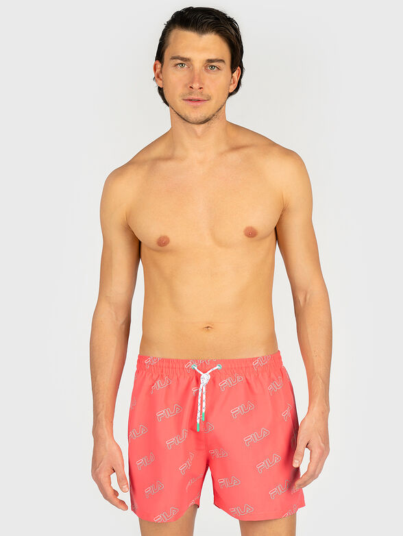 Beach shorts with logo - 1