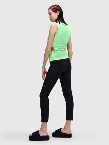 Green top with cut-out accent - 5