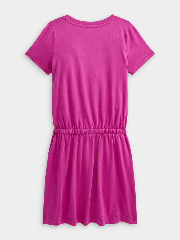 Dress in fuxia color - 2