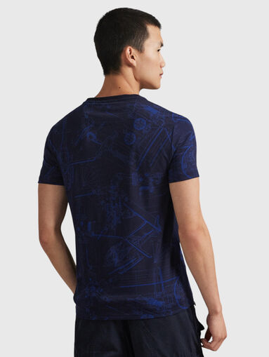 Cotton T-shirt with oval neckline - 3