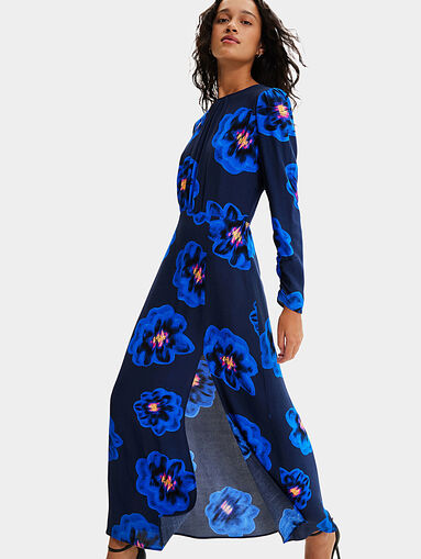 MERCEDES dress with floral motifs - 3