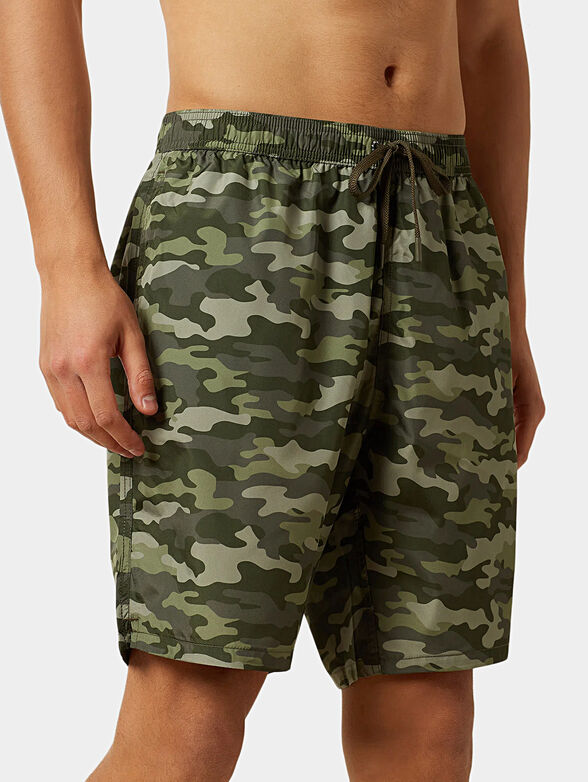 CAMOUFLAGE swim trunks with camouflage print - 1