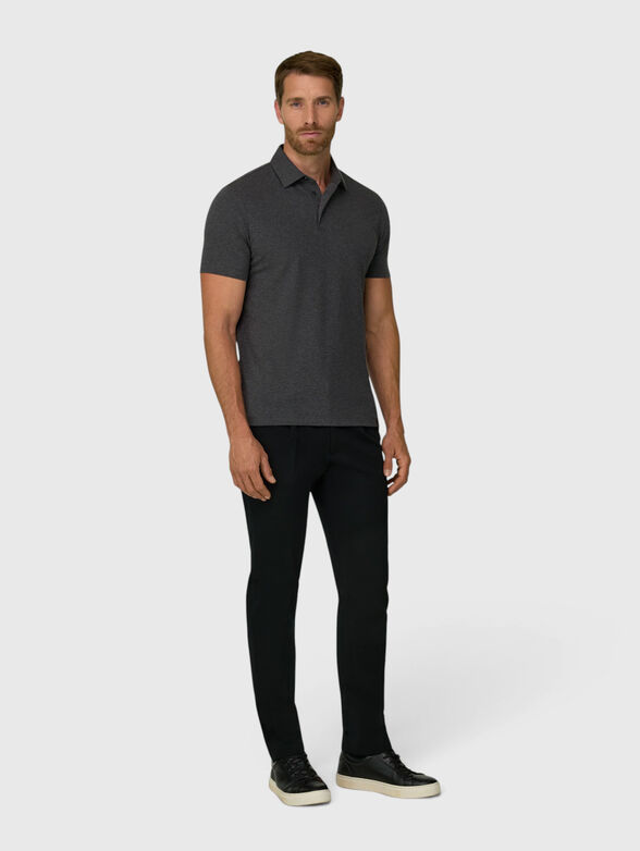 Black wool blend trousers - 4