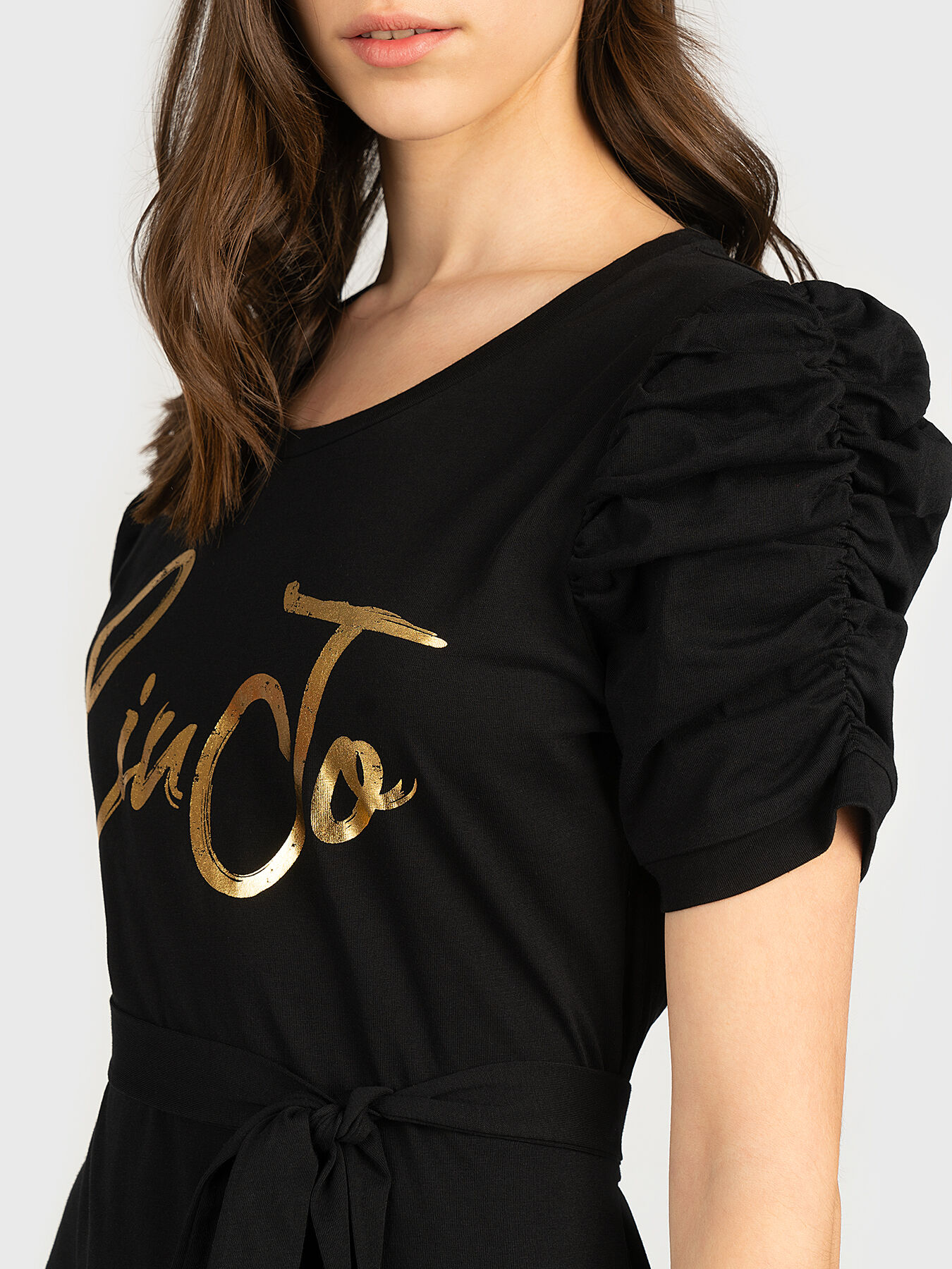 ワンピース LIU JO Woman Dress Black WA5256T4853 22222 ABITO Donna LIU.JO WA5256T4853 di LIU.JO | Solo su