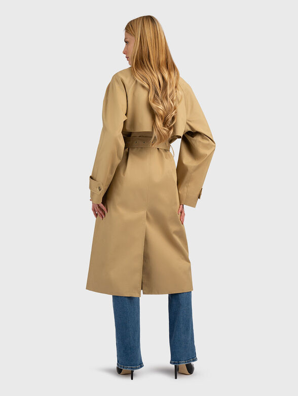 Oversized trench coat with belt - 3