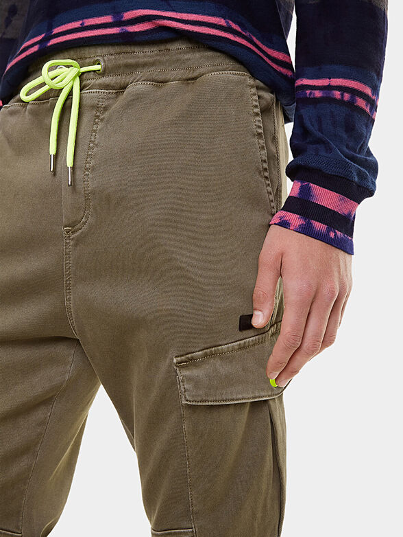 Cotton cargo pants - 2