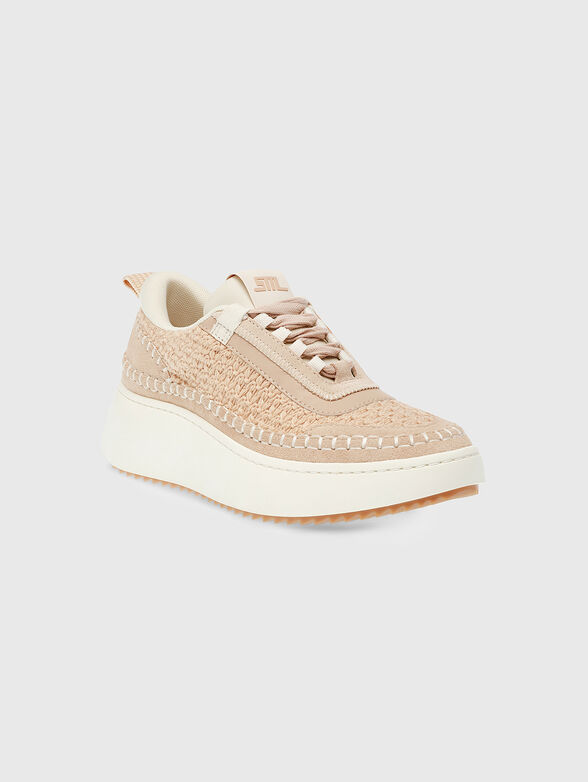 DOUBLETAKE sneaker in beige on platform - 2