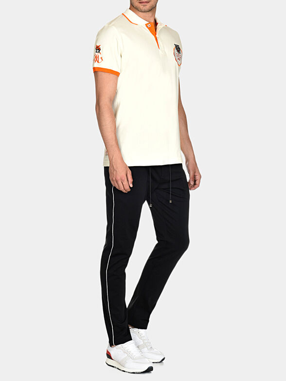 PS010 Cotton polo shirt with Japanese details - 1