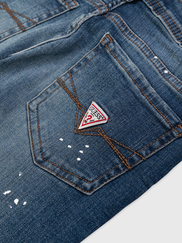 Blue jeans with washed effect - 3