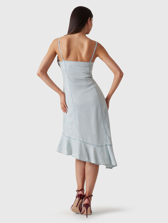 Linen blend midi dress - 2