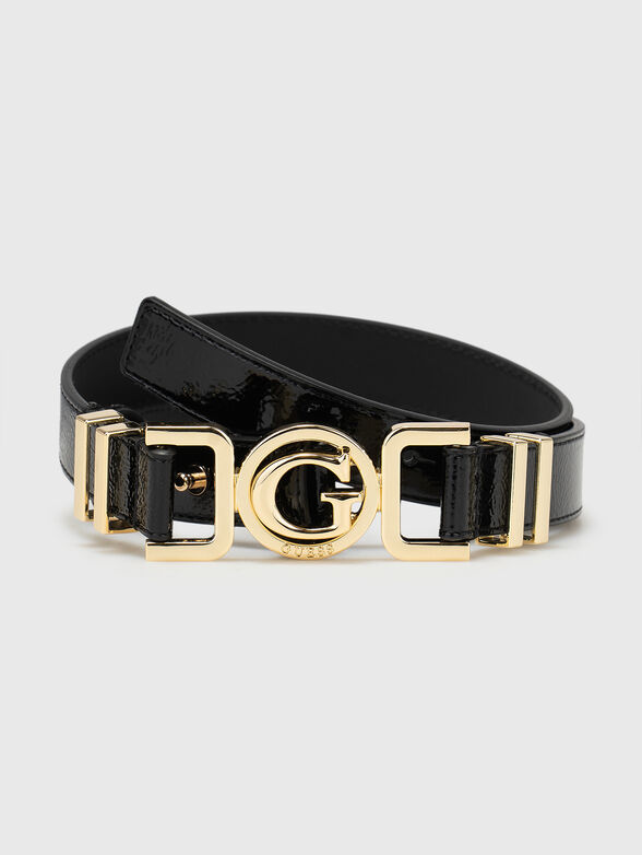 Belt with logo and buckle - 1