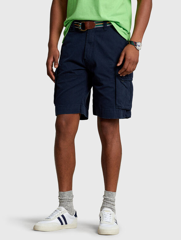 GELLAR blue cargo shorts - 1