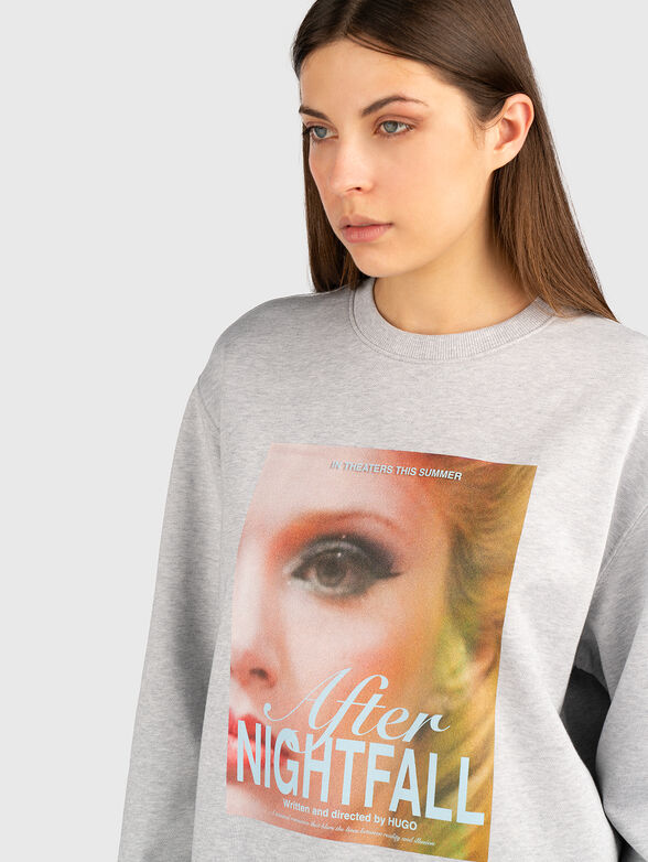 Printed sweatshirt - 4
