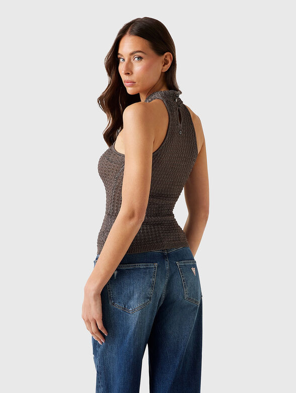 ELLA knitted top with halter neckline - 3