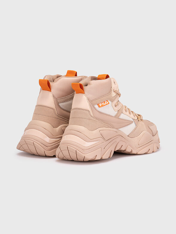 High sneaker ELECTROVE in beige color - 3