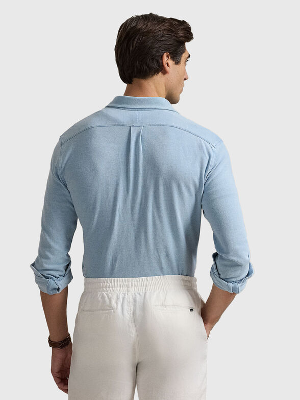 Light blue cotton shirt - 3