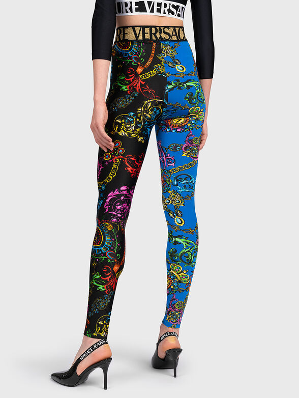 Leggings with logo print - 2
