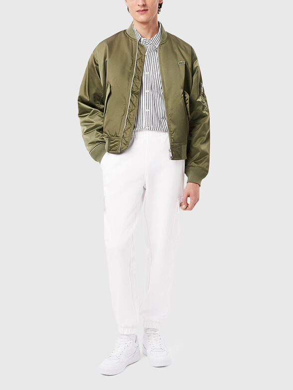 Black cargo trousers with logo - 4