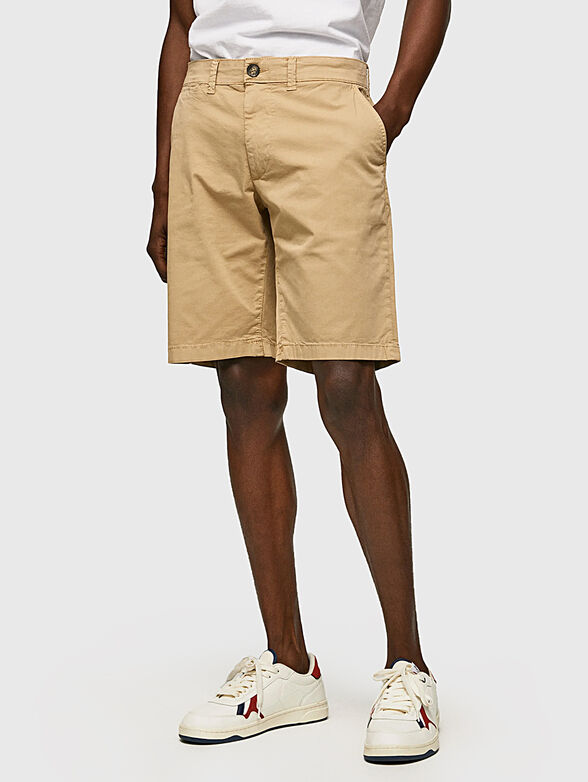 MC QUEEN beige shorts - 1