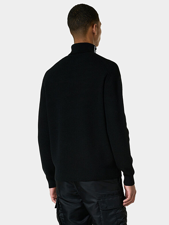 Turtleneck sweater with logo detail - 3