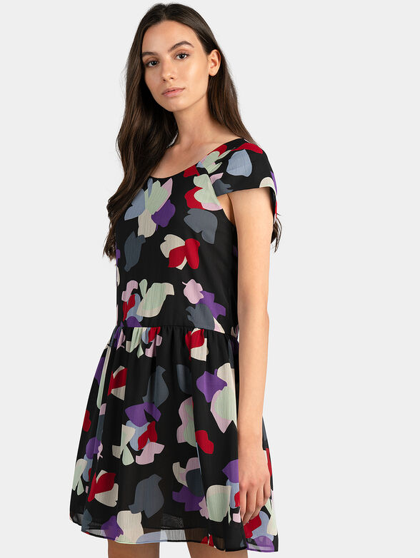 Dress with floral print - 1