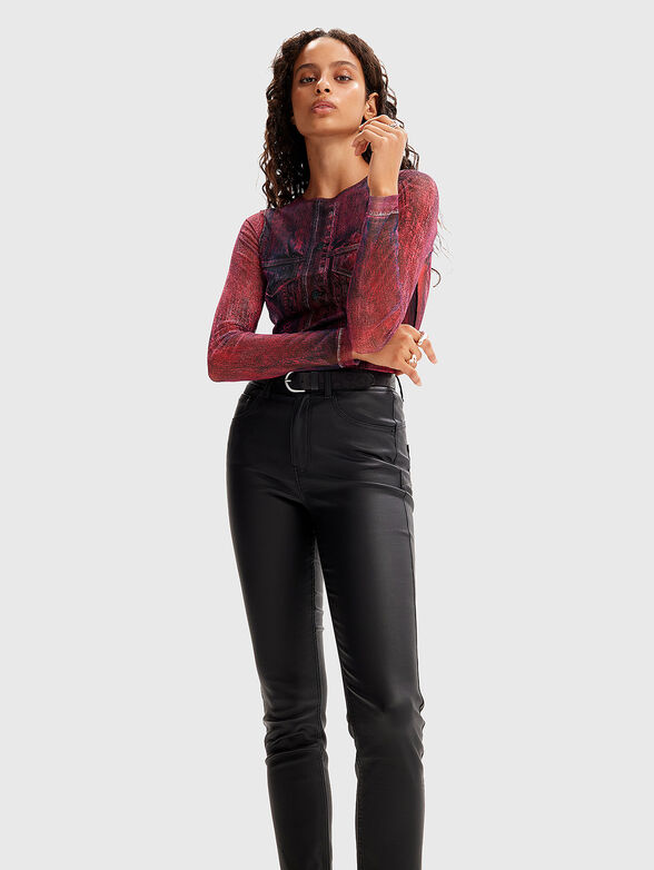 Eco leather trousers BRUJAS - 4
