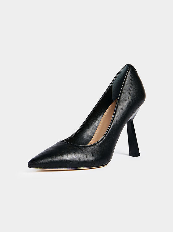 Черни кожени обувки SADITA - 2