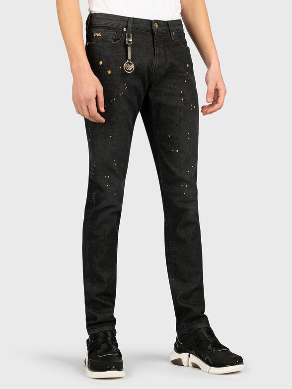 Jeans with splashes - 1