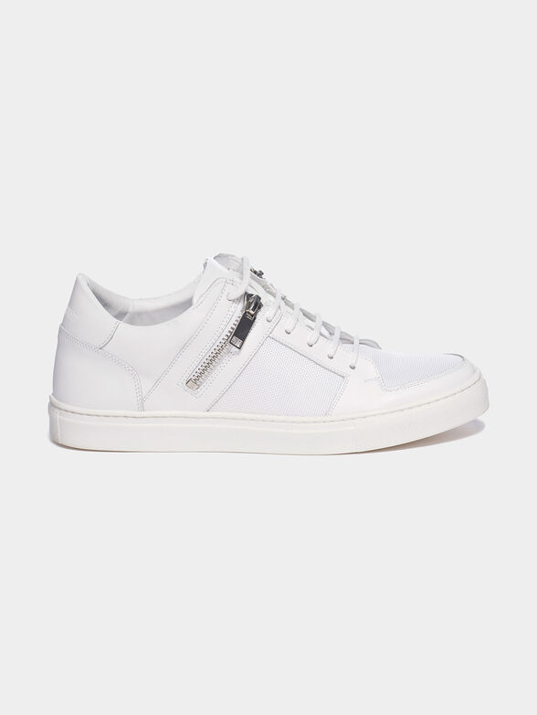 White leather sneakers - 1