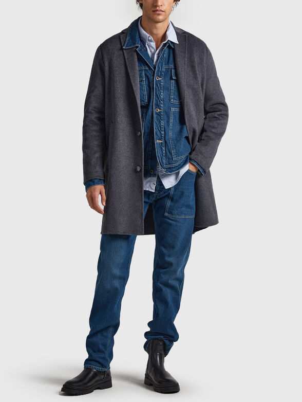 BRIGHTON wool blend coat - 2