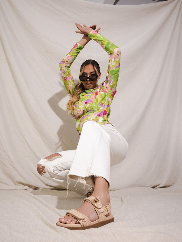 MONA beige sandals  - 2