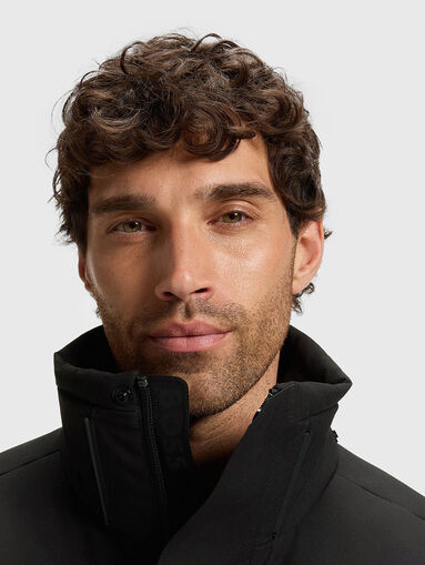 Padded jacket with removable hood - 5