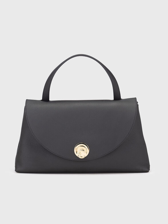 Grained effect leather bag - 1