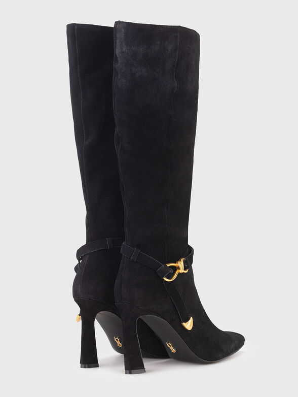 Beige suede boots - 3