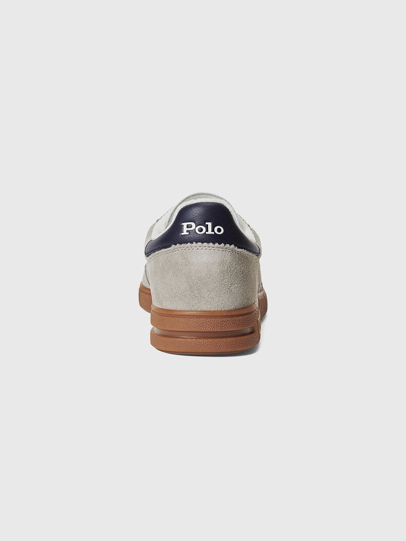 Suede sports shoes - 3