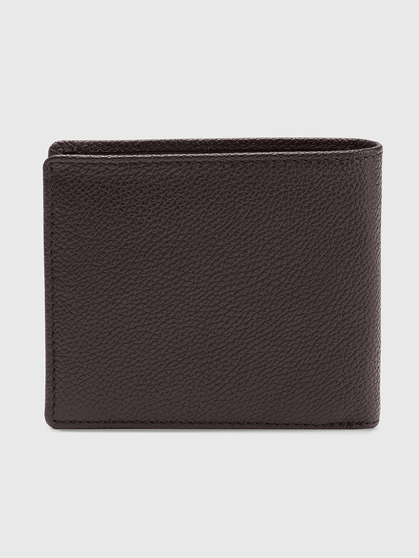 Genuine leather wallet with logo - 2